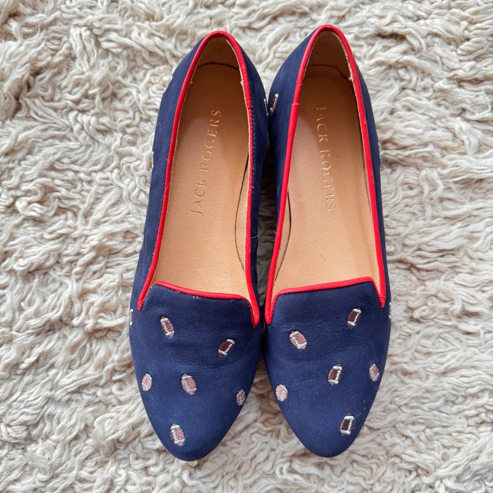 NWOT Jack Rogers Football Flats